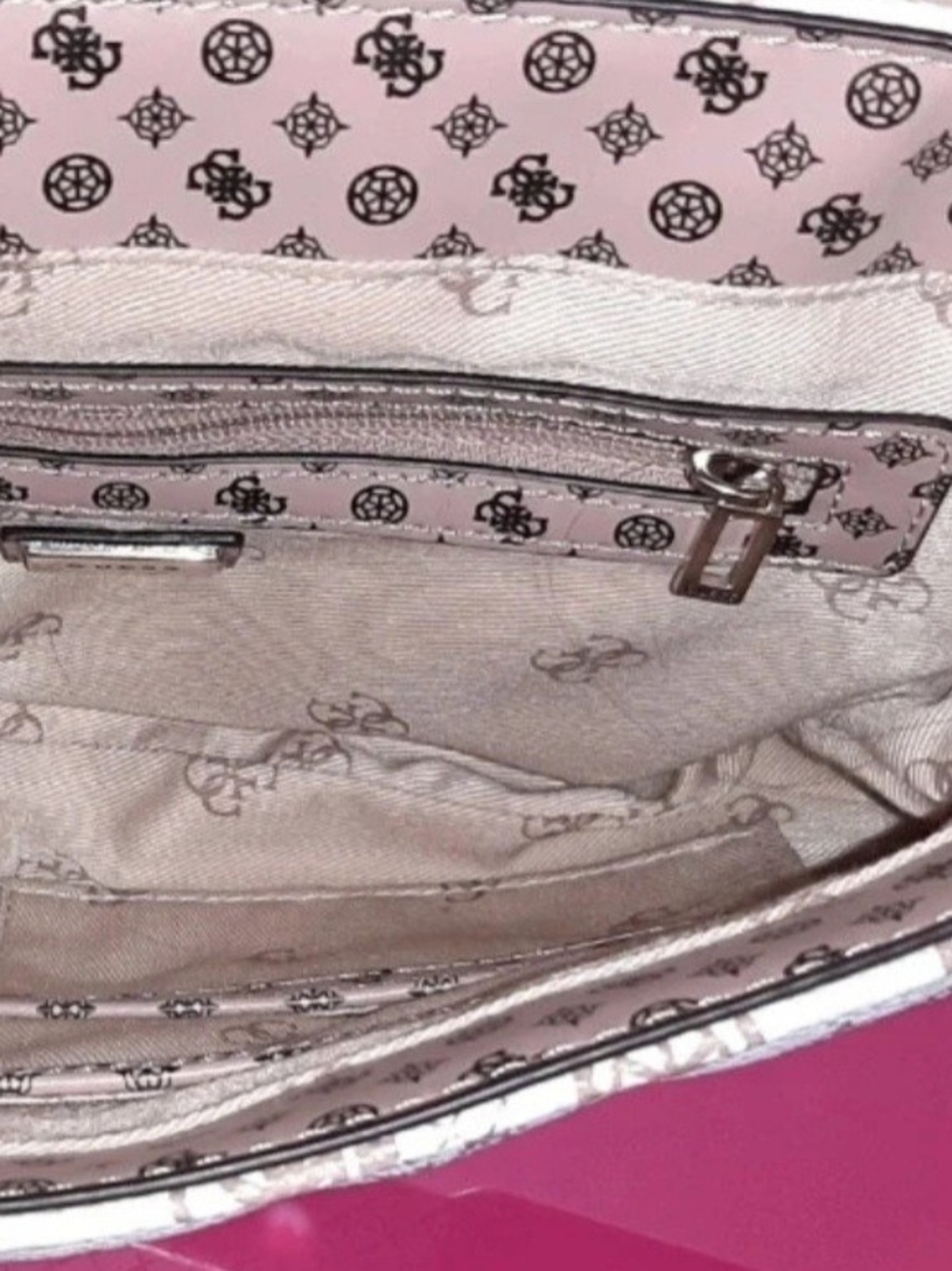 GUESS PG767921 Cessily Mocha Convertible Crossbody Bag EUC - Picture 5 of 16